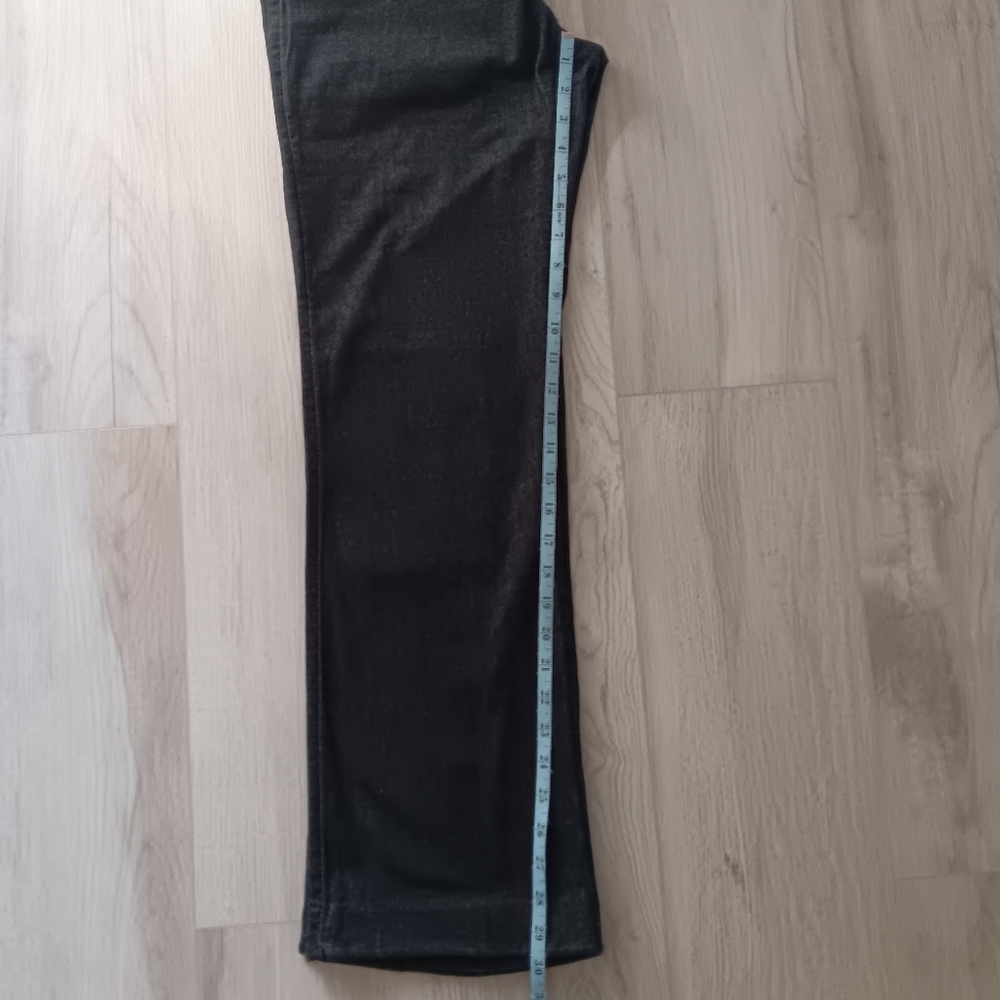 Banana Republic Martin Fit Cotton Novelty Denim Mid-Rise Dark Grey Pant Size 10R - Picture 9 of 15